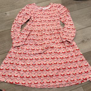 Pink Chicken Santa dress